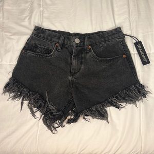 BLANK NYC Black Jean Shorts Size 24